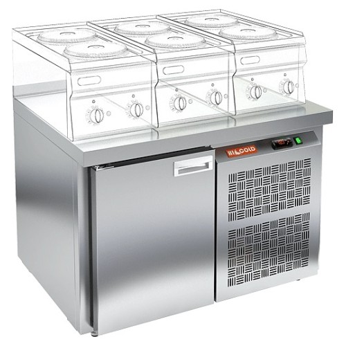 Стол морозильный HICOLD GN 1 BR2 BT LT