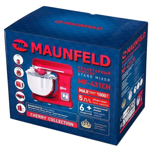 Миксер планетарный Maunfeld MF-431CH