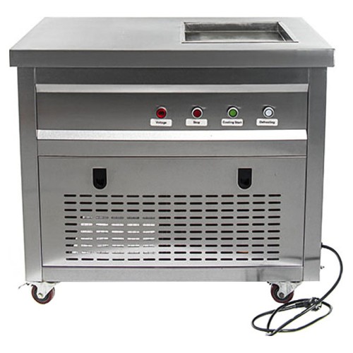 Фризер для жареного мороженого Foodatlas KCB-1F (световой короб, стол для топпингов)