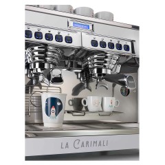 Кофемашина Carimali Bubble BU-E2-H-02 2 Gr высокие группы+экономайзер, белая