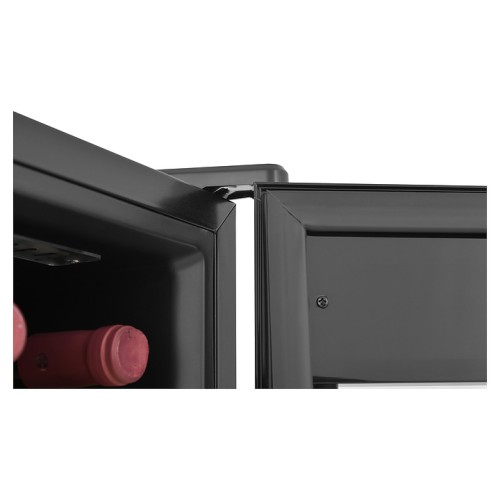 Винный шкаф Zugel ZTWF122B черный