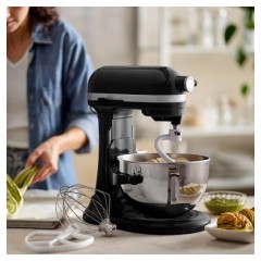 Миксер планетарный KitchenAid Heavy Duty 5KSM55SXXEOB 5,2 л черный оникс