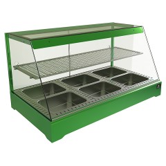 Витрина тепловая КОБОР CR1-117H зеленая