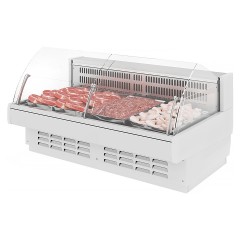 Витрина холодильная для рыбы Lida Vision-1 SU Fish (2400х1270х1200 мм, встроенный агрегат)