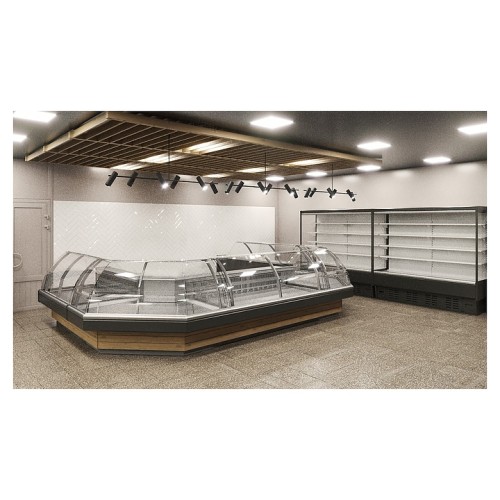 Витрина холодильная Lida Midi-2 Self SU (1200х1220х900 мм, выносной агрегат)