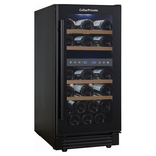 Винный шкаф Cellar Private CP027-2TB черная дверь