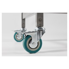 Тележка-шпилька для гастроемкостей Restoinox ТШРП-12У 600х400 и GN1/1 (530х325)