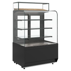 Витрина нейтральная Carboma Radius KR70 N 1,3-1 Light (Bronze 9005/0109)