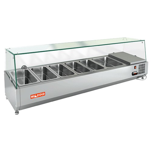 Витрина холодильная HICOLD VRTG 1485 к PZE3 (1/3)