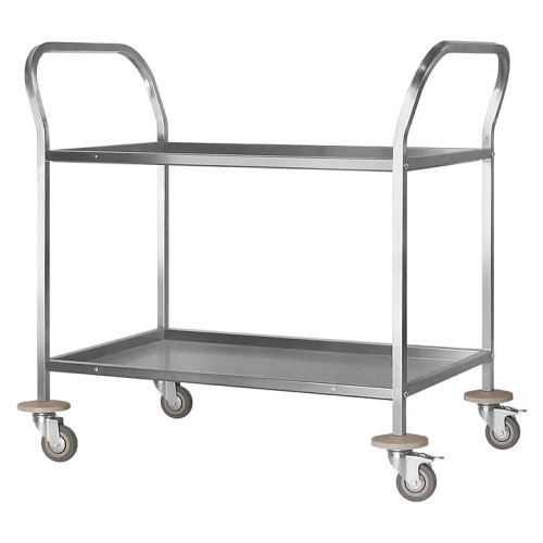 Тележка сервировочная Mecon Profi Inox ТДСп 800х500х860 мм 3 уровня