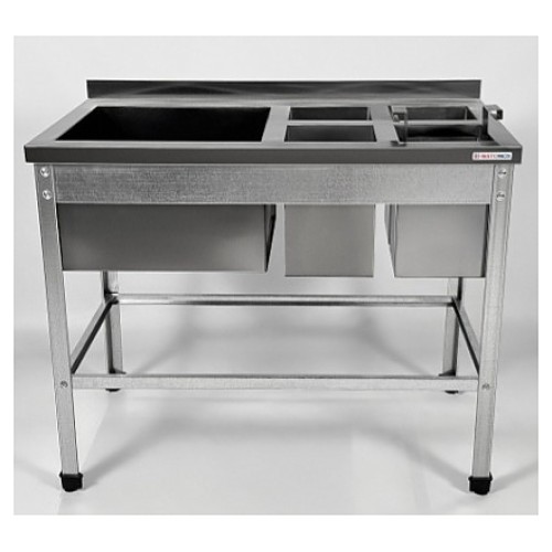 Ванна моечная для яиц Restoinox ВМСЯ-1/5-Б-ЭН+ВМС-1/5-Б-ЭН (каркас нержавеющий)