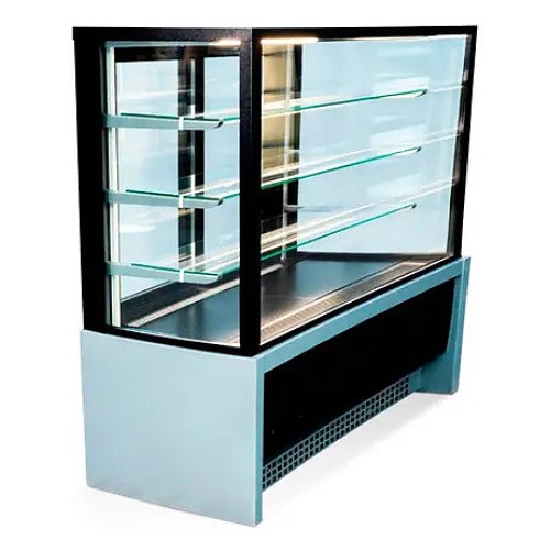 Витрина кондитерская CLSY LUXE Showcase 1,3 1370х650х1300 мм техно (черно-серый)