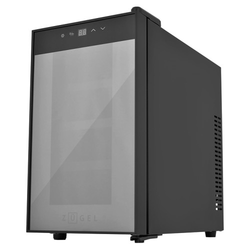 Винный шкаф Zugel ZTWF82B черный
