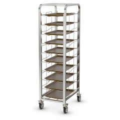 Тележка-шпилька для подносов ATESY КШП-Л-1.10-350.600-02