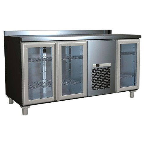 Стол холодильный Carboma T70 M3-1-G 9006-2 (3GNG/NT 111) с бортом