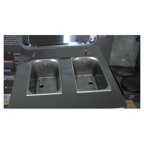 Фризер для мягкого мороженого Hualian HIM-03 (помпа, ночное хранение, 3 рожка)