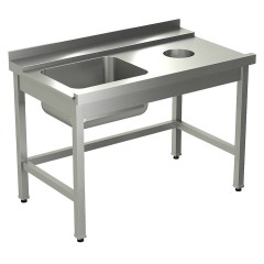 Стол для грязной посуды KAYMAN СПМ-323/1207 правый