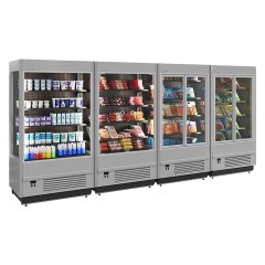 Горка холодильная Carboma FC20-07 VM 1,3-1 Light (фронт X0, распашные двери)