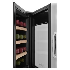 Винный шкаф Zugel ZTWF121B черный