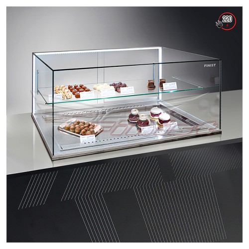 Витрина кондитерская встраиваемая Finist Glassier G812-9/65/5