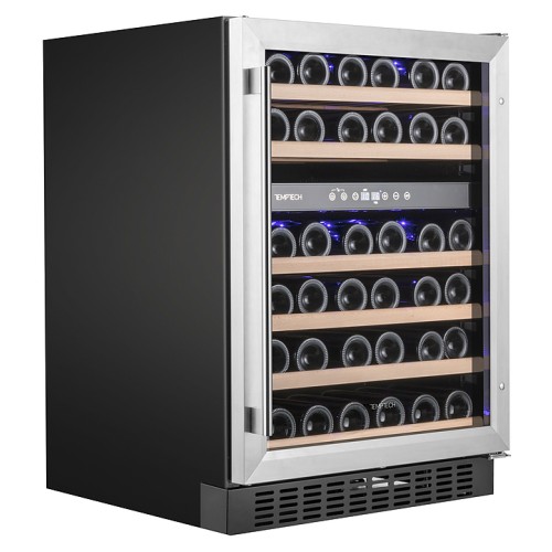 Винный шкаф Temptech Premium WPX60DCS нерж. сталь