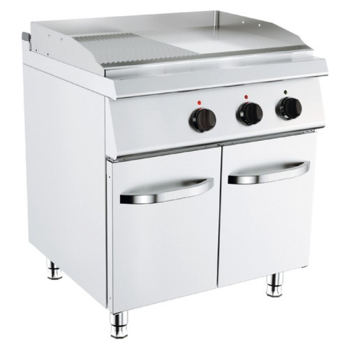 Поверхность жарочная Вулкан Лайт VGC98912E-K на 2 зоны, с хромированным покрытием, с 2 дверьми, комбинированная