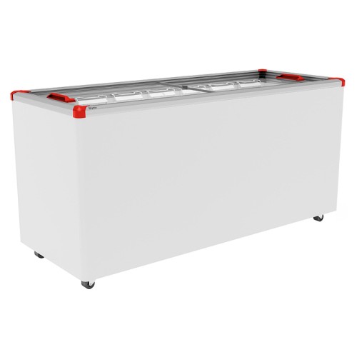 Ларь морозильный Frostor GELLAR FG 600 C V25 (алюминий) красный