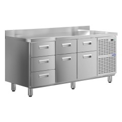 Стол холодильный KAYMAN КСХ-344/60 (7 ящиков)