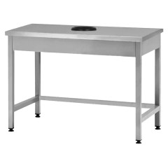 Стол для сбора отходов Mecon Profi Inox СПРп 1200х600х860 мм, обвязка