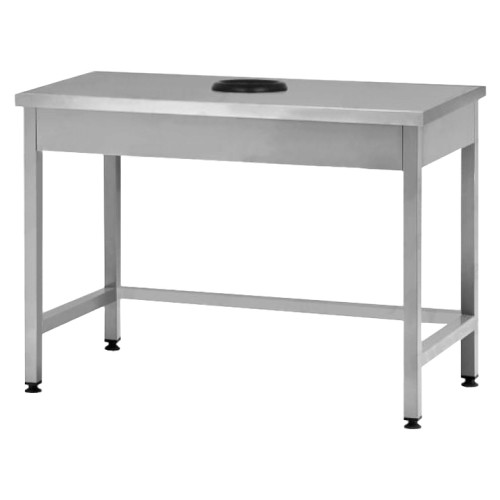 Стол для сбора отходов Mecon Profi Inox СПРп 1200х600х860 мм, обвязка