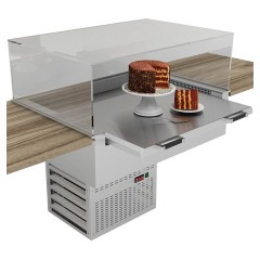 Витрина встраиваемая Gastrolux ВСВ-127/MOR