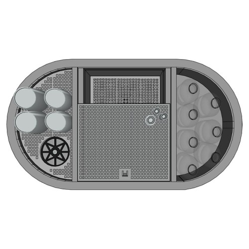 Кейтеринг станция BARMADE 906090 (900х500х900 мм)