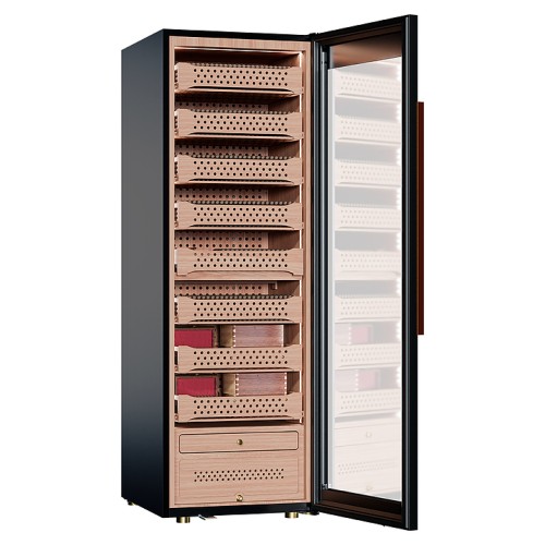 Шкаф для сигар MEYVEL MC-376BK (PRO)