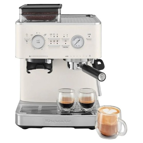 Эспрессо кофемашина полуавтоматическая KitchenAid 5KES6551EPL фарфорово-белая