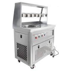 Фризер для жареного мороженого Foodatlas KCB-1Y (контейнеры, стол для топпингов)