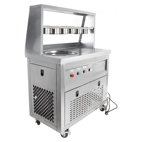 Фризер для жареного мороженого Foodatlas KCB-1Y (контейнеры, стол для топпингов)