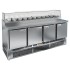 Стол для пиццы HICOLD PZE1-1111/GN (1/3H) СО СТЕКЛОМ
