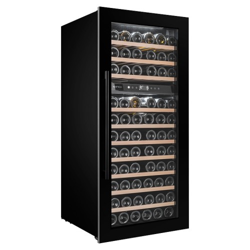 Винный шкаф Temptech Oslo OZ124DB двухзонный черный