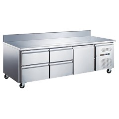 Стол холодильный Tatra TRTGN1D4 TN SB (боковой агрегат) с бортом