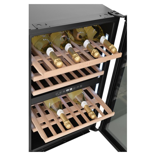 Винный шкаф Zugel ZCWI570DB черный