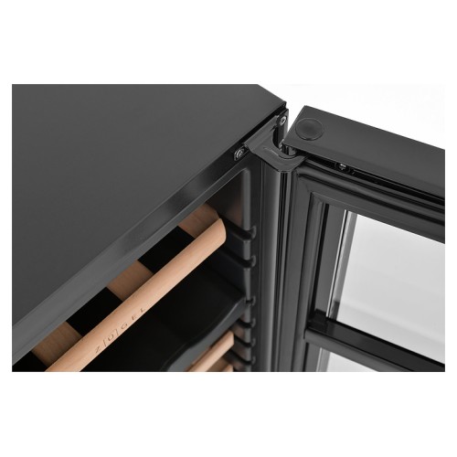 Винный шкаф Zugel ZCWF184DB черный