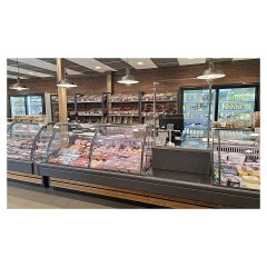 Витрина холодильная Lida Midi-1 SU (1500х1220х1250 мм), встроенный агрегат