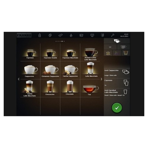 Кофемашина Franke A1000 FM СМ 1G H1 антрацит