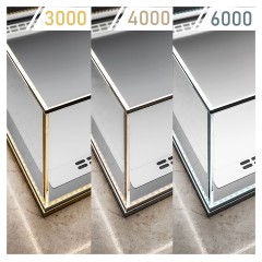 Встраиваемая горизонтальная кондитерская витрина Finist Glassier58 G-9/6/3