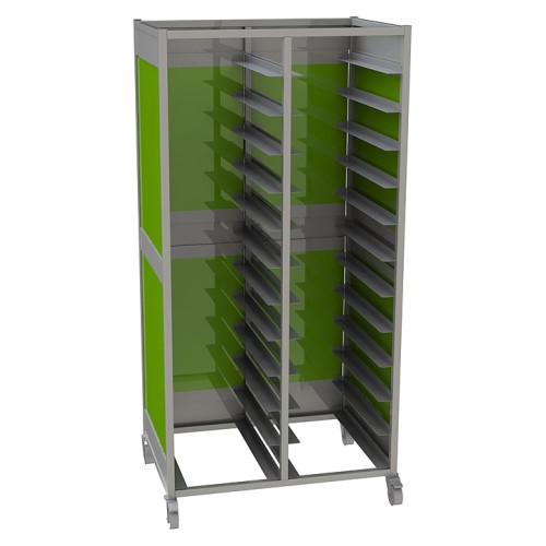 Тележка-шпилька для противней Restoinox ТШCЗПП-12х2-25/25-430