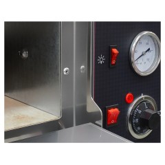 Печь для пиццы Luxstahl ПЭП-2 со стеклом