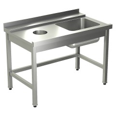 Стол для грязной посуды KAYMAN СПМ-323/1207 левый