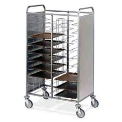 Тележка-шпилька для подносов Metalcarrelli 1477U-PI