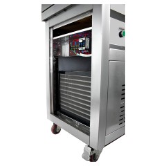 Фризер для жареного мороженого Foodatlas KCB-2Y (контейнеры, стол для топпингов, 2 компрессора)