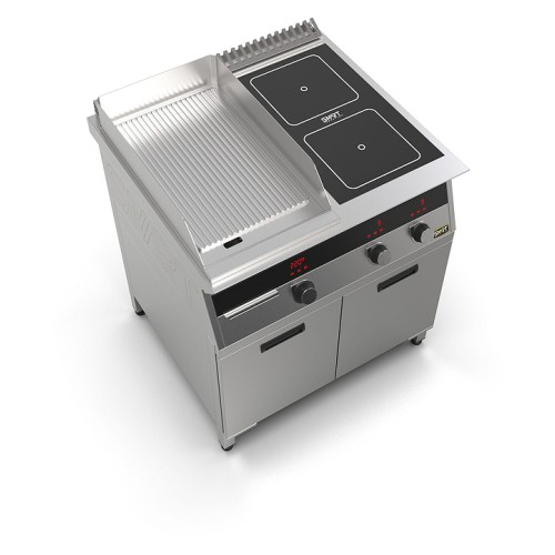 Плита индукционная комбинированная SMART INDUCTION K74-35RKN (с грилем)